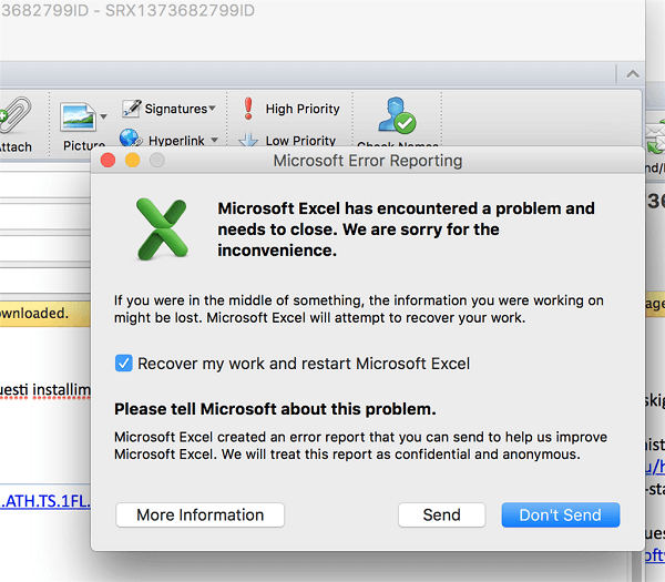 Microsoft word for mac crashes when printing